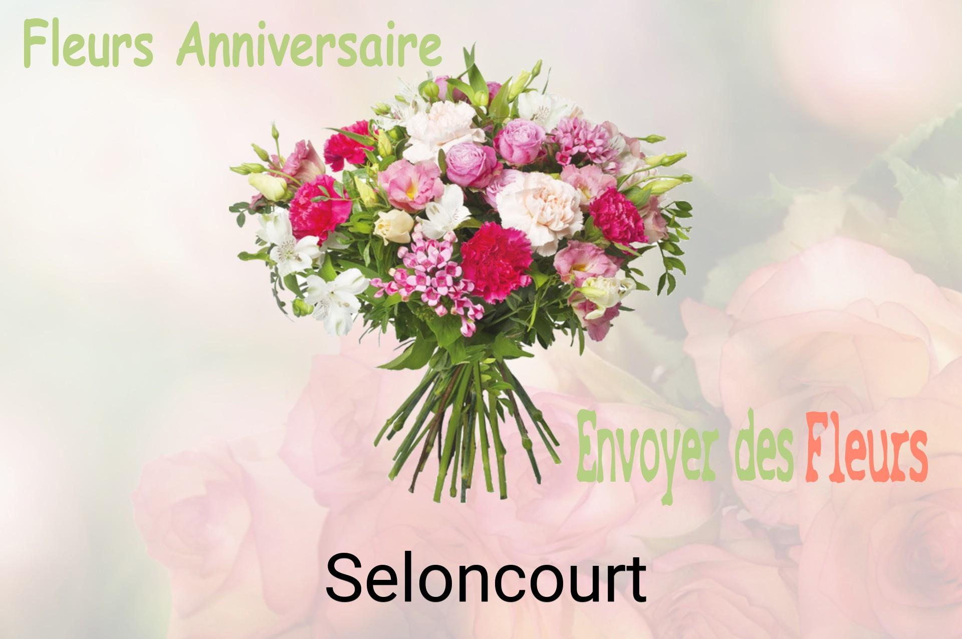 Bouquet de fleurs d’anniversaire livré à Seloncourt